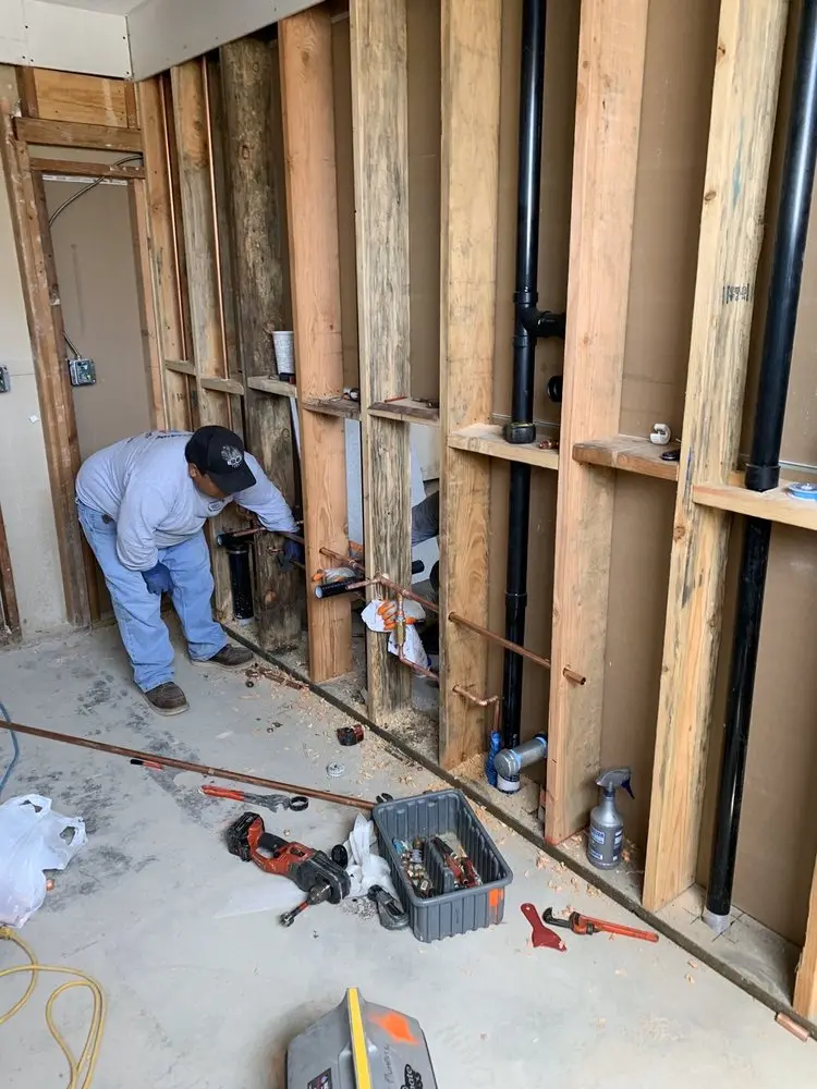Commercial rough-in plumbing for Water Heater Replacement in Cookeville
